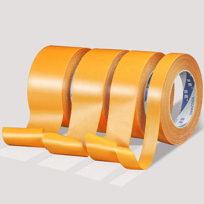 PE Coated Gaffer Cloth Duct Tape Yellow ISO14000 Certificated