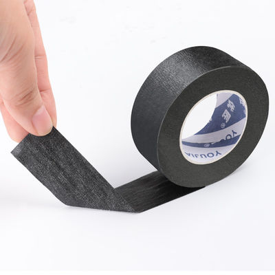 Wholesale Custom Size High Temperature Black Crepe Paper Masking Tape