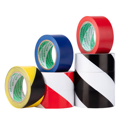 White Black PVC Tape 50mm Lane Marking RoHS Certification