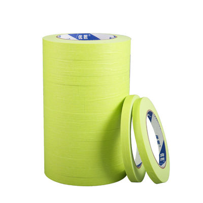 Custom Painters Green Paper Masking Tape For Painting Writable  500m Length