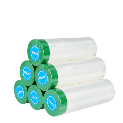 Pre Applied Protective Sheeting Painting And Decorating Film For Surface Protection During Painting