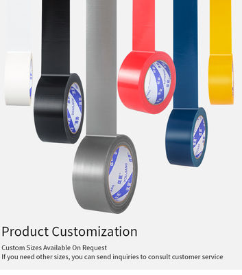 Bright Red Duct Tape With Rubber Adhesive For Multipurpose Use Decorated Duct Tape