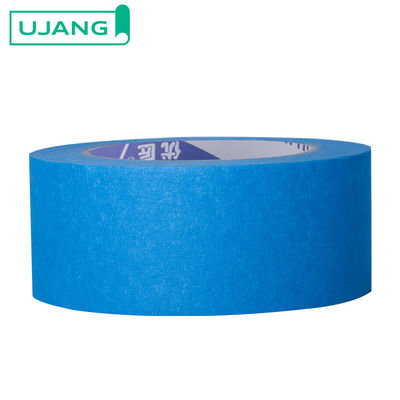 UV Resistance 14 Days Adhesive Crepe Paper Blue Painters Residue Free Masking Tape for Outside Wall