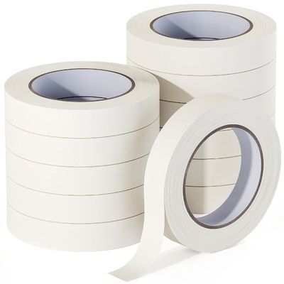 Custom No Residue White Natural Rubber Indoor Painting Easy Sticky Masking Paper Tape