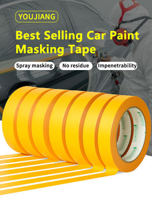 Rubber Glue Orange Waterproof Masking Painted Adhesive Washi Paper Tape