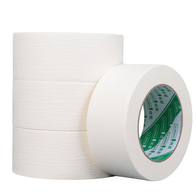 Industrial-Grade White Paper Tape Strong Adhesive Tear-Free For Automotive & Home Renovation