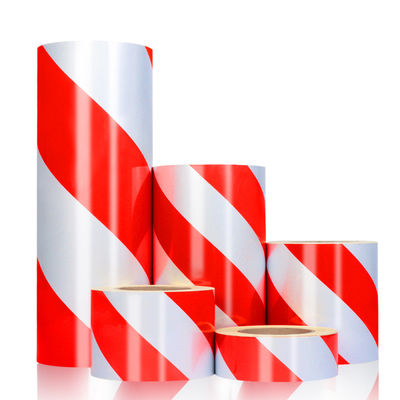 Detectable Red Green White Yellow Black Pvc Reflective Barricade Caution Warn Hazard Safety Warning Tape