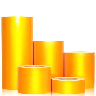PVC Arrow Polyester Band Red White Yellow Conspicuity Marking Reflective Tape For Car Rim