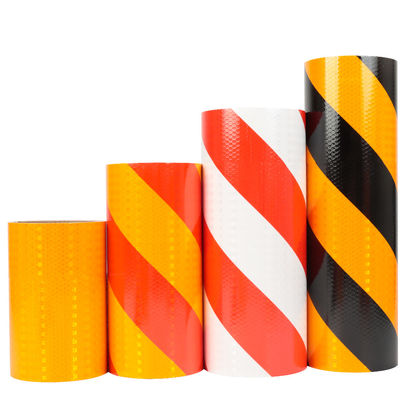 Customized Reflective Safety Mark Tape Sticker Crystal Lattice Reflective Film Self Adhesive Warning Reflective Sheeting