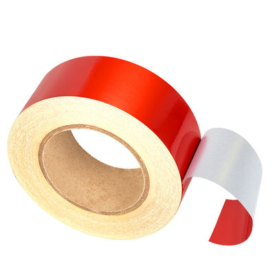 Reflector Sticker Red Reflective Safety Warning Tape Customized Reflectance Truck Vehicle Conspicuity Adhesive Reflective Tape