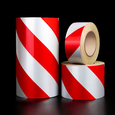 Reflector Sticker Red Reflective Safety Warning Tape Customized Reflectance Truck Vehicle Conspicuity Adhesive Reflective Tape