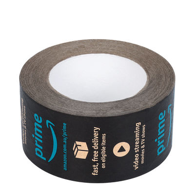 Eco Friendly Custom Logo Printed Self Adhesive Kraft Paper Tape Water Activated Kraft Paper Tape Reinforce Kraft Paper Tape