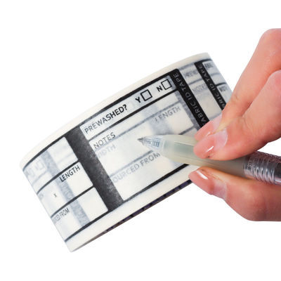 Rubber Adhesive Coated Crepe Paper Chemicals Resistant Painting Labelling Masking Tape