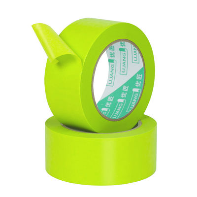 Rubber UV 30 Days Painter Protection Resistant Outdoor Masking Tape Green No Residue Washi Paper Masking Tape
