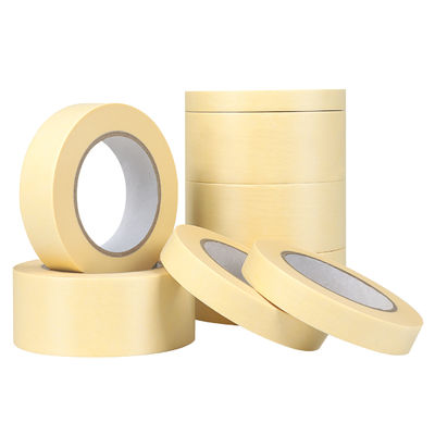 Custom High Temperature 100 Degree Crepe Paper Tape Automotive Masking Tape Painters Tape For Painting